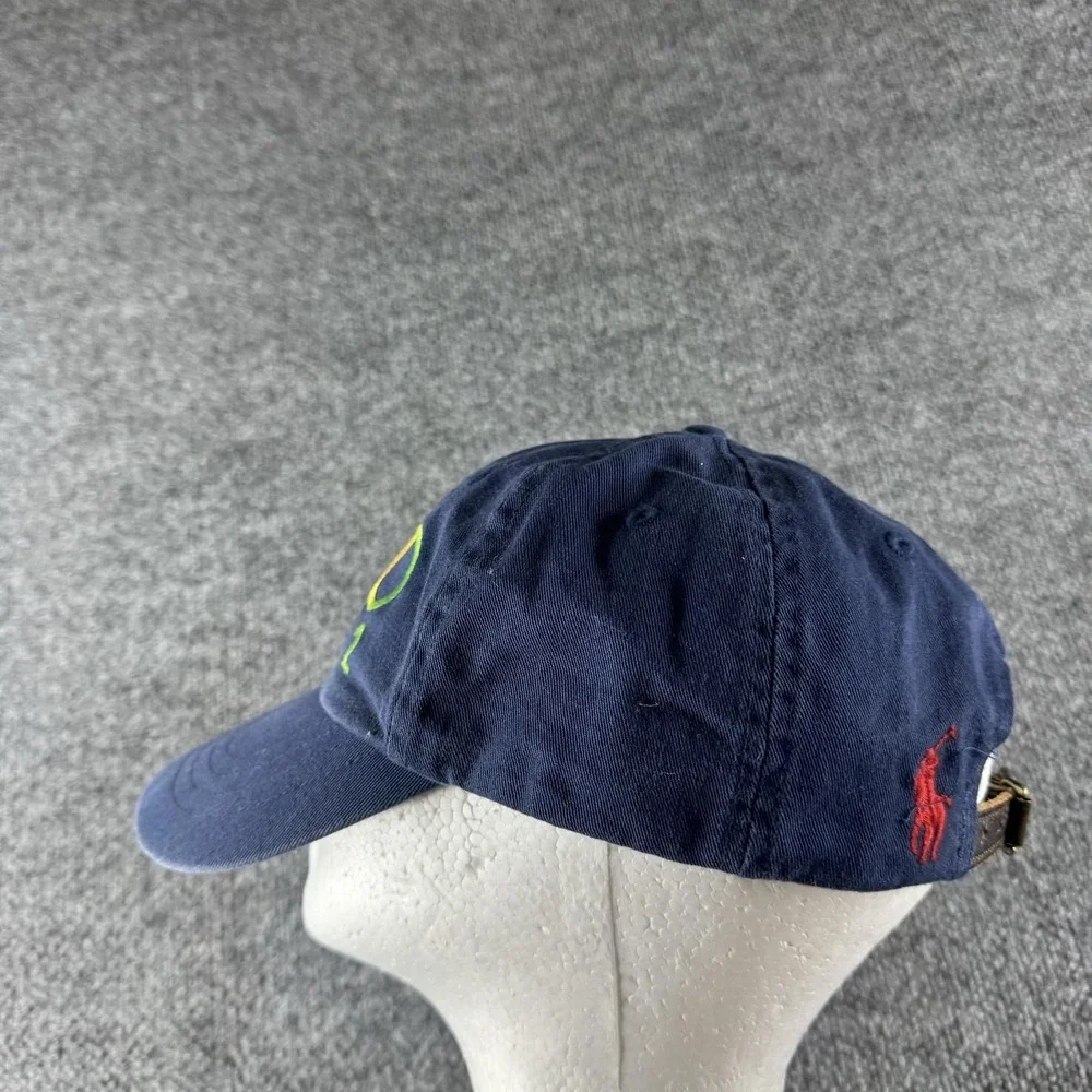 Polo Ralph Lauren Hat Cap Adult One Size Blue 1992 Embroidered Baseball Mens
